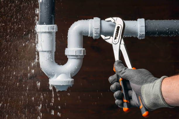 Professional Drain Cleaning technician working in Dryden, MI